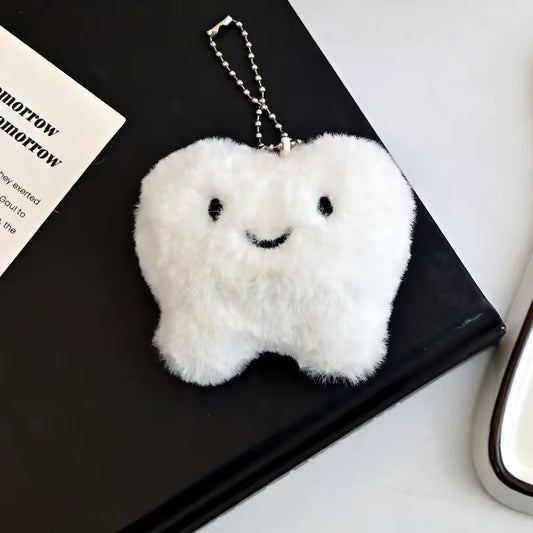 PK 53 Tooth Dental 3D Plush Toy Keychain ( 1 pc ) Imported Premium Quality