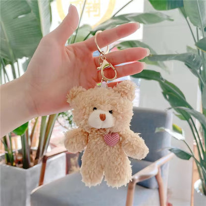 PK 54 Teddy Bear 3D Plush Toy Keychain ( 1 pc ) Imported Premium Quality