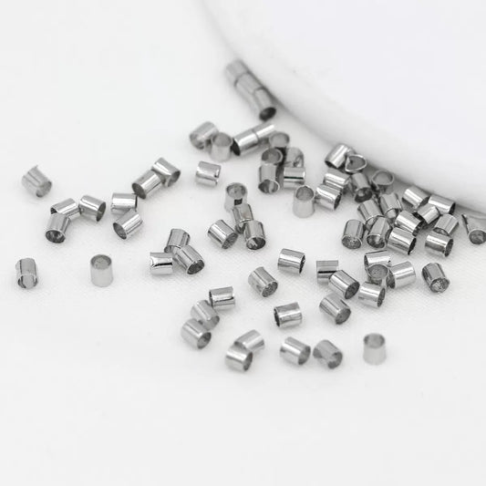 SS 3006 Crimp tube - Platinum plated ( 1 pc )