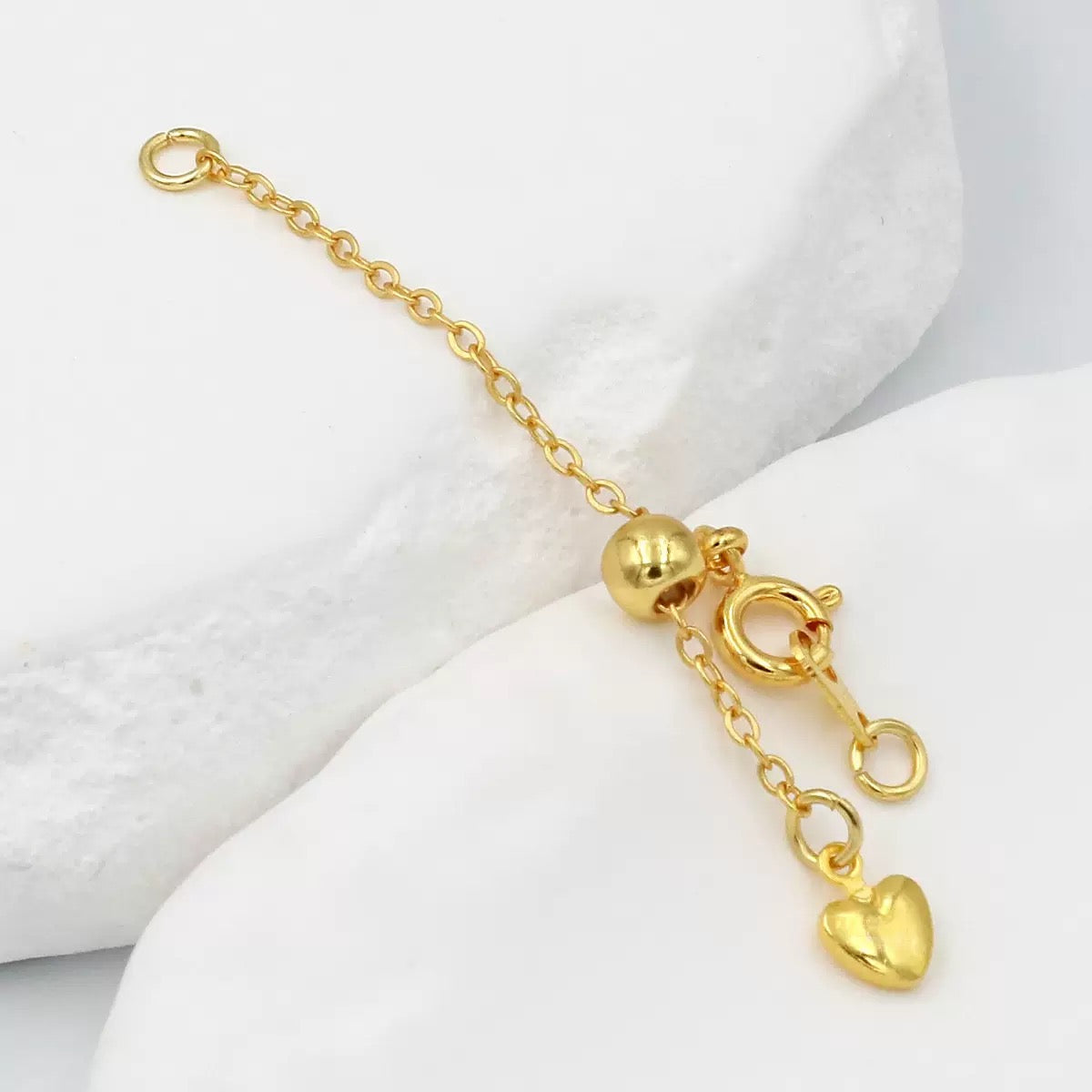 SS 3010 Bracelet adjustable extension ( 1 pc ) 18k Gold
