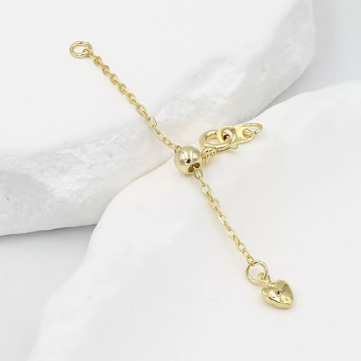 SS 3011 Bracelet adjustable extension ( 1 pc ) 14k Gold