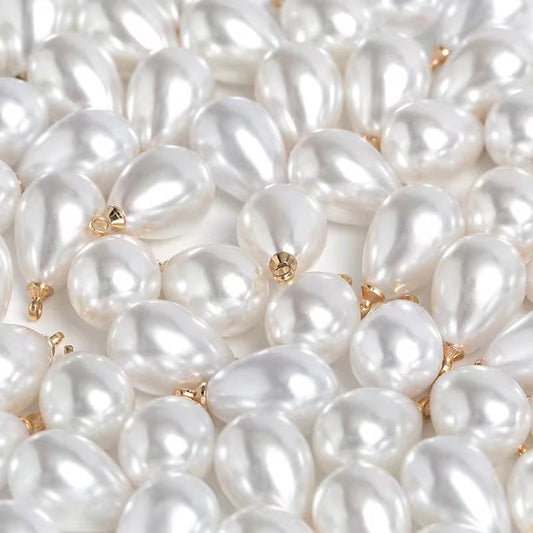 SS 2831 Pearl Hanging UV Plated Acrylic Bead ( 1 pc ) ( 6:10 mm )