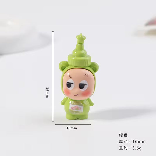 BBB 336 (c) Jam star Cub Cartoon Resin charm ( 1 pc ) with Hook