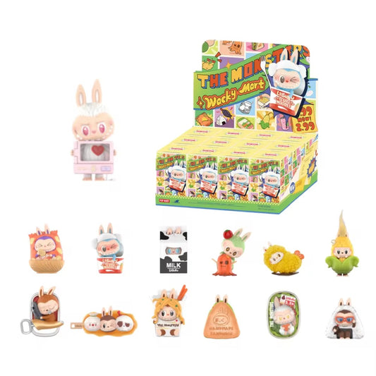 AS 13 Labubu THE MONSTERS Wacky mart Anime Blind box figurines ( 1 pc ) Mystery box