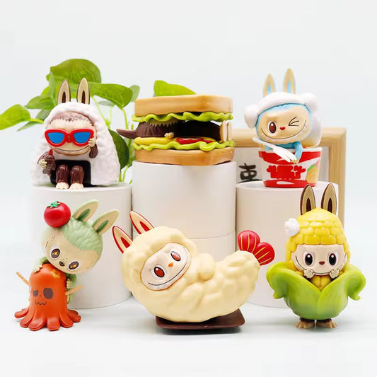 AS 13 Labubu THE MONSTERS Wacky mart Anime Blind box figurines ( 1 pc ) Mystery box