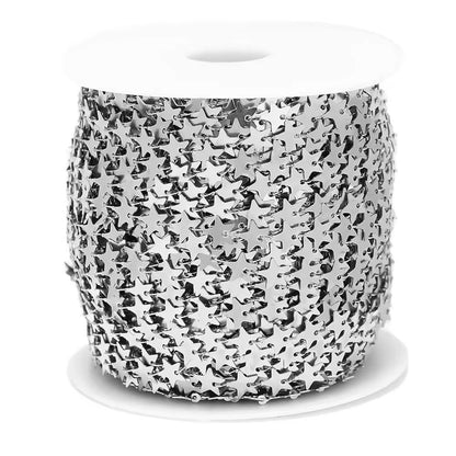 CN 64 Star link Chain Silver Stainless steel( 1 feet ) Anti tarnish