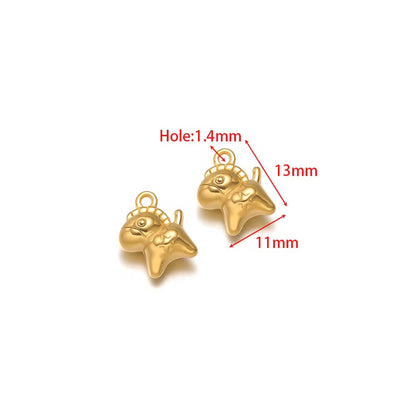 SC20A Tiny Horse charm ( 1 pc ) 18k Gold PVD