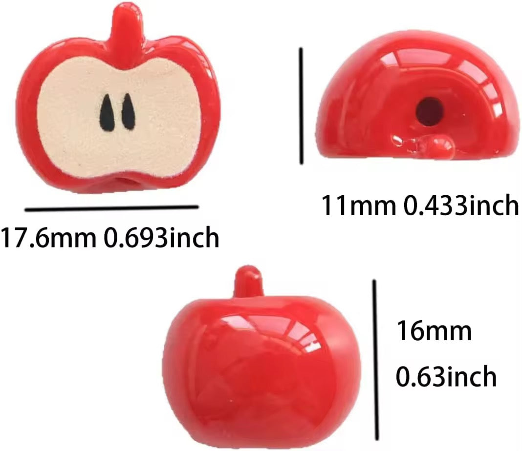 BBB 390 Apple Bead ( 1 pc ) UV Plated Acrylic ( 15mm )