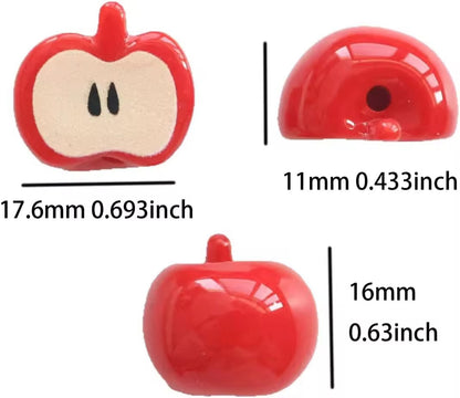 BBB 390 Apple Bead ( 1 pc ) UV Plated Acrylic ( 15mm )