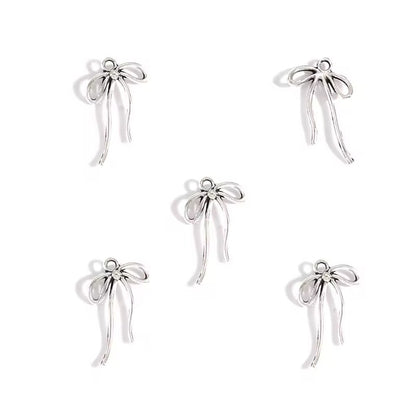 MC02F Bow metal Charm ( 1 pc ) High Quality Shine