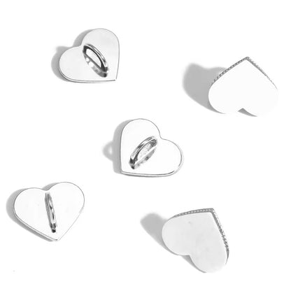 BBB 405 Heart Phone Holder Adhesive ( 1 pc ) High Quality Shine ( 17*20mm )