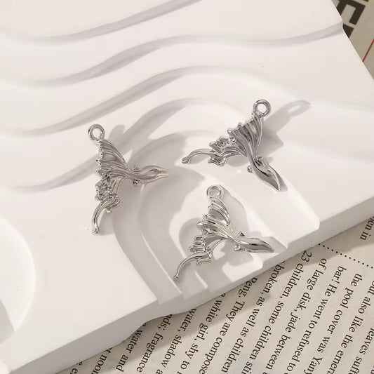 SS 2923 Flying Fish Alloy Premium charm ( 1 pc ) Tarnish Resistant ( 21:15 mm )