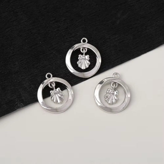 SS 2926 Dangling Bow Alloy Premium charm ( 1 pc ) Tarnish Resistant ( 19 mm )