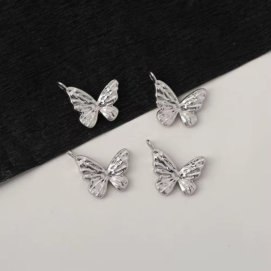 SS 2930 Butterfly Alloy Premium charm ( 1 pc ) Tarnish Resistant ( 12:15 mm )