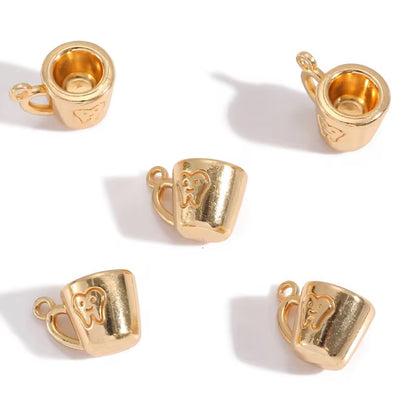 BBB 415 Cup metal Charm ( 1 pc ) High Quality Shine
