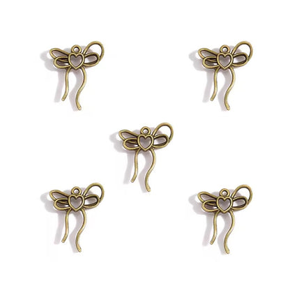 BBB 424 Bow metal Charm ( 1 pc ) High Quality Shine
