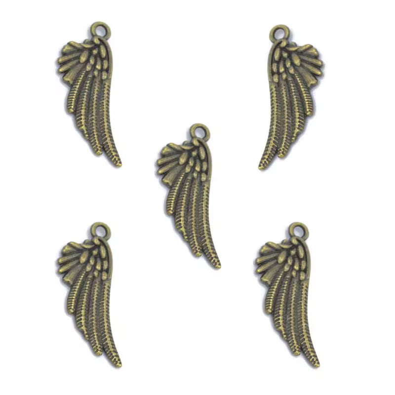 BBB 425 Wings metal Charm ( 1 pc ) High Quality Shine