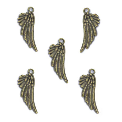 BBB 425 Wings metal Charm ( 1 pc ) High Quality Shine