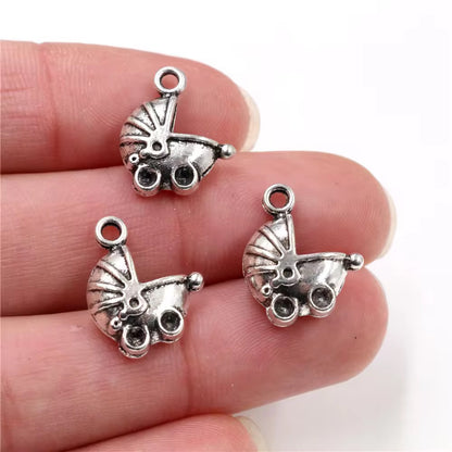 MC01C baby tram Metal Charm ( 1 pc ) High Quality Shine