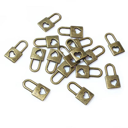 MC01D lock Metal Charm ( 1 pc ) High Quality Shine