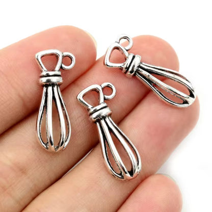 MC01E Egg Beater Metal Charm ( 1 pc ) High Quality Shine