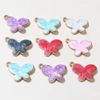 EC01C Butterfly Enamel Charm ( 1 pc ) High Quality Shine