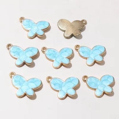 EC01C Butterfly Enamel Charm ( 1 pc ) High Quality Shine