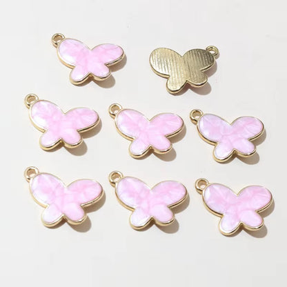 EC01C Butterfly Enamel Charm ( 1 pc ) High Quality Shine