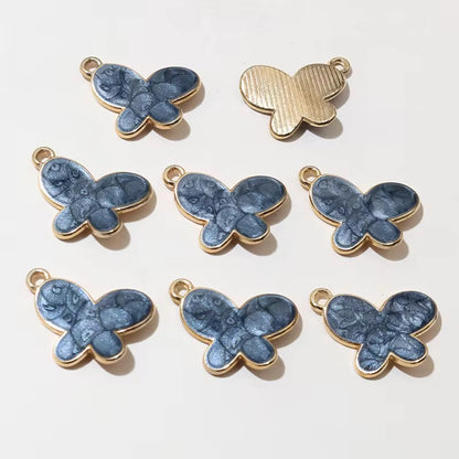 EC01C Butterfly Enamel Charm ( 1 pc ) High Quality Shine