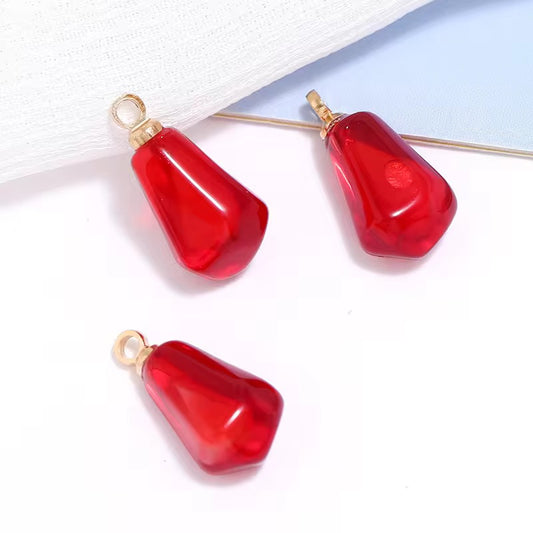 RC 1419 pomegranate charm ( 1 pc ) Anti tarnish
