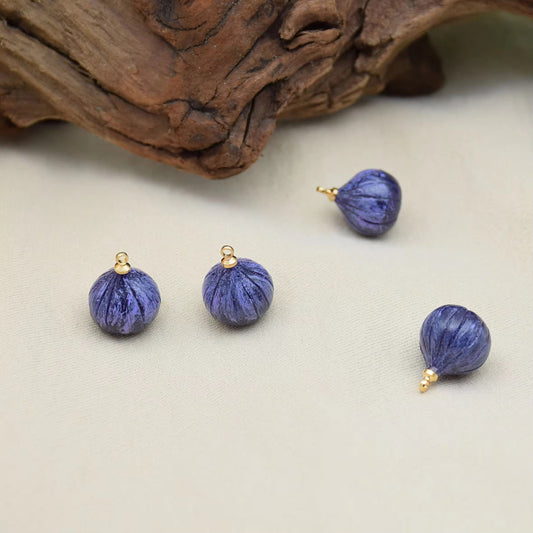 SS 2885 Fig Fruit charm ( 1 pc ) Anti tarnish