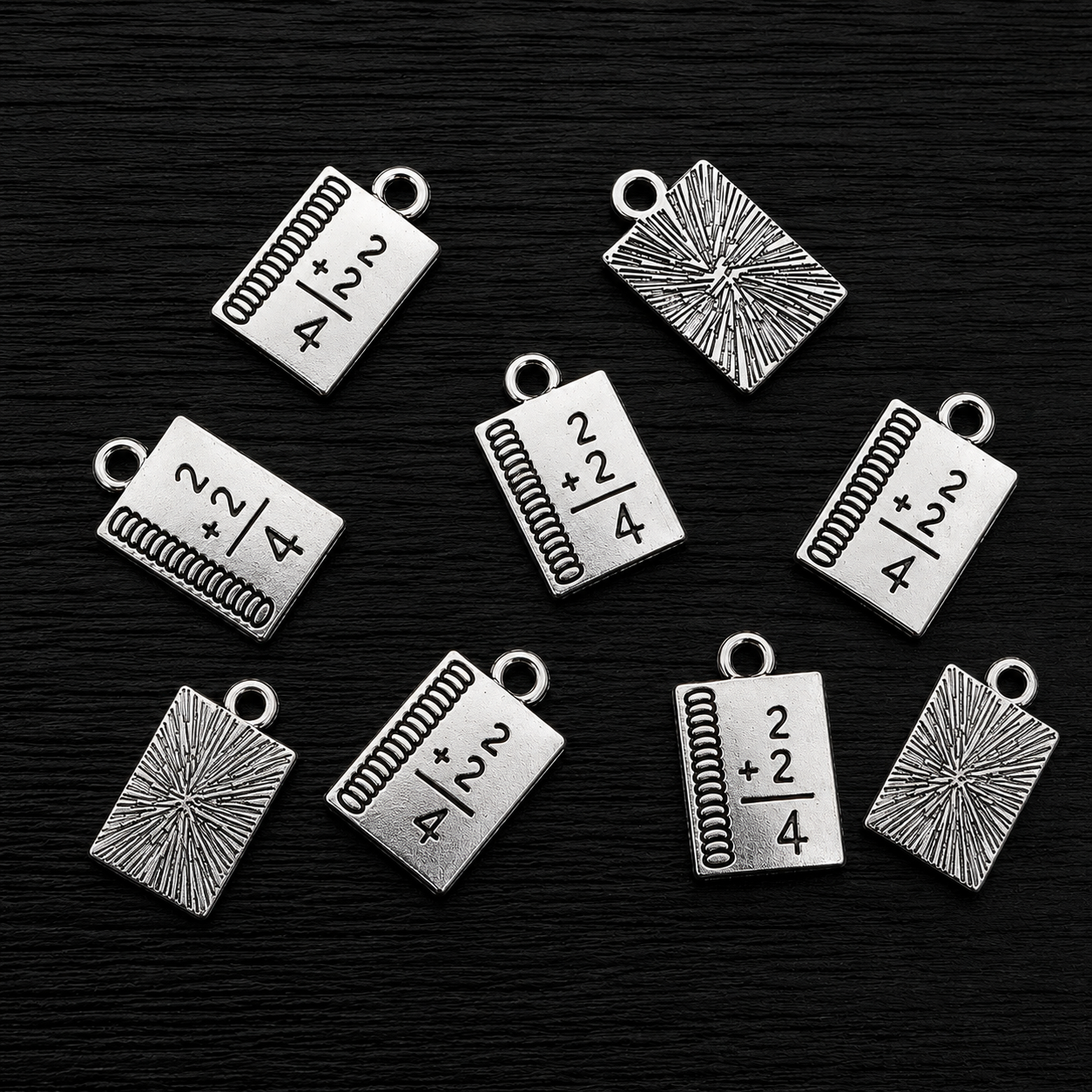 MC01K Measuring Scale Metal Charm ( 1 pc ) High Quality Shine