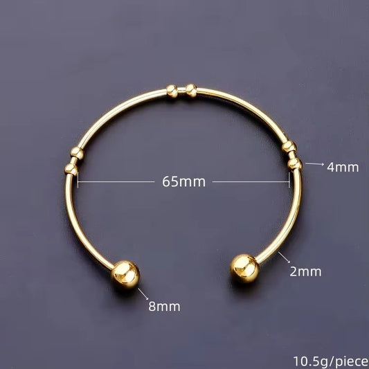SS 3124 Bracelet Cuff 18k gold PVD plated 316 Stainless steel ( 1 pc ) Anti tarnish