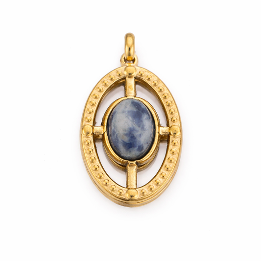 SS 3130 Vintage Charm 18k gold PVD plated 316 Stainless steel ( 1 pc ) Anti tarnish