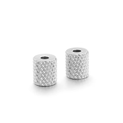 SS 2922 Pineapple Spacer Silver plated stainless steel ( 1 piece ) Anti tarnish ( 7:6 mm )