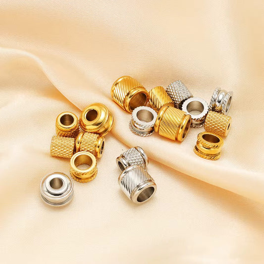 SS 2922 Pineapple Spacer Silver plated stainless steel ( 1 piece ) Anti tarnish ( 7:6 mm )