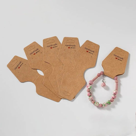 Heart love cardboard fold over hanging cards ( 1 pc )