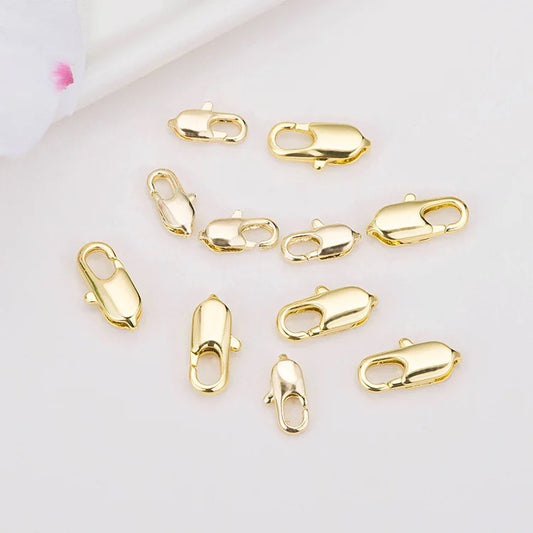GP 1247 lobster clasp 14k gold plated ( 1 pc ) anti tarnish