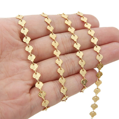 DIYS244 Shell Stainless steel chain ( 1 feet )  PVD