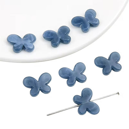 AB98 Translucent gradient butterfly Acrylic bead ( 1 pc )