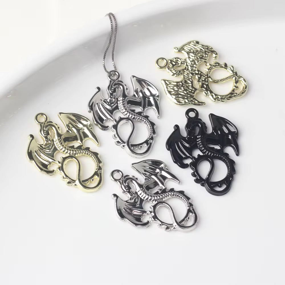 SS 2118 Dragon Charm Alloy Premium ( 1 pc ) Tarnish Resistant ( 27:34 mm )