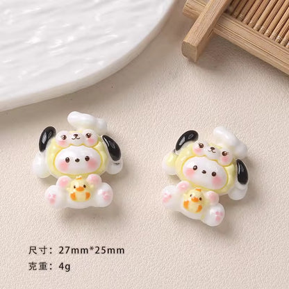 RM08Y kawaai resin charm ( 1 pc ) with / without hook