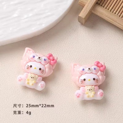 RM08Z kawaai resin charm ( 1 pc ) with / without hook