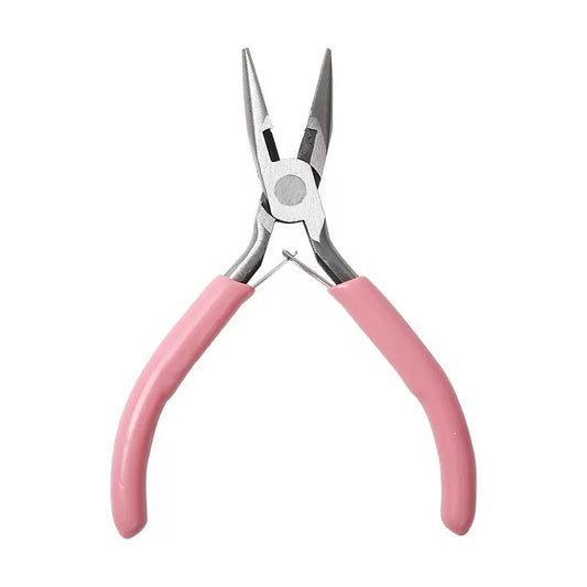 Long Nose Plier for Jewelry Making ( 1 pc ) Pink Handle