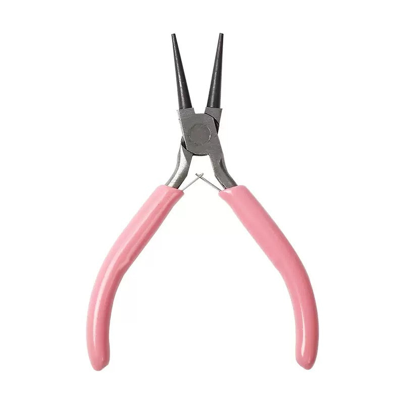 Round Nose Plier for Jewelry Making ( 1 pc ) Pink Handle