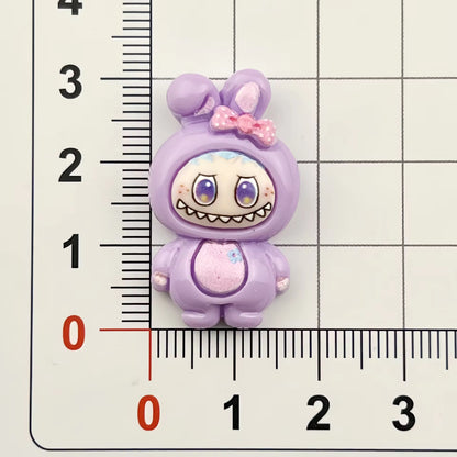 RM09A Labubu kawaai resin charm with hook ( 1 pc )