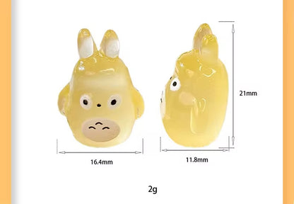 BBB 038 Toroto kawaai resin charm ( 1 pc ) with / without hook