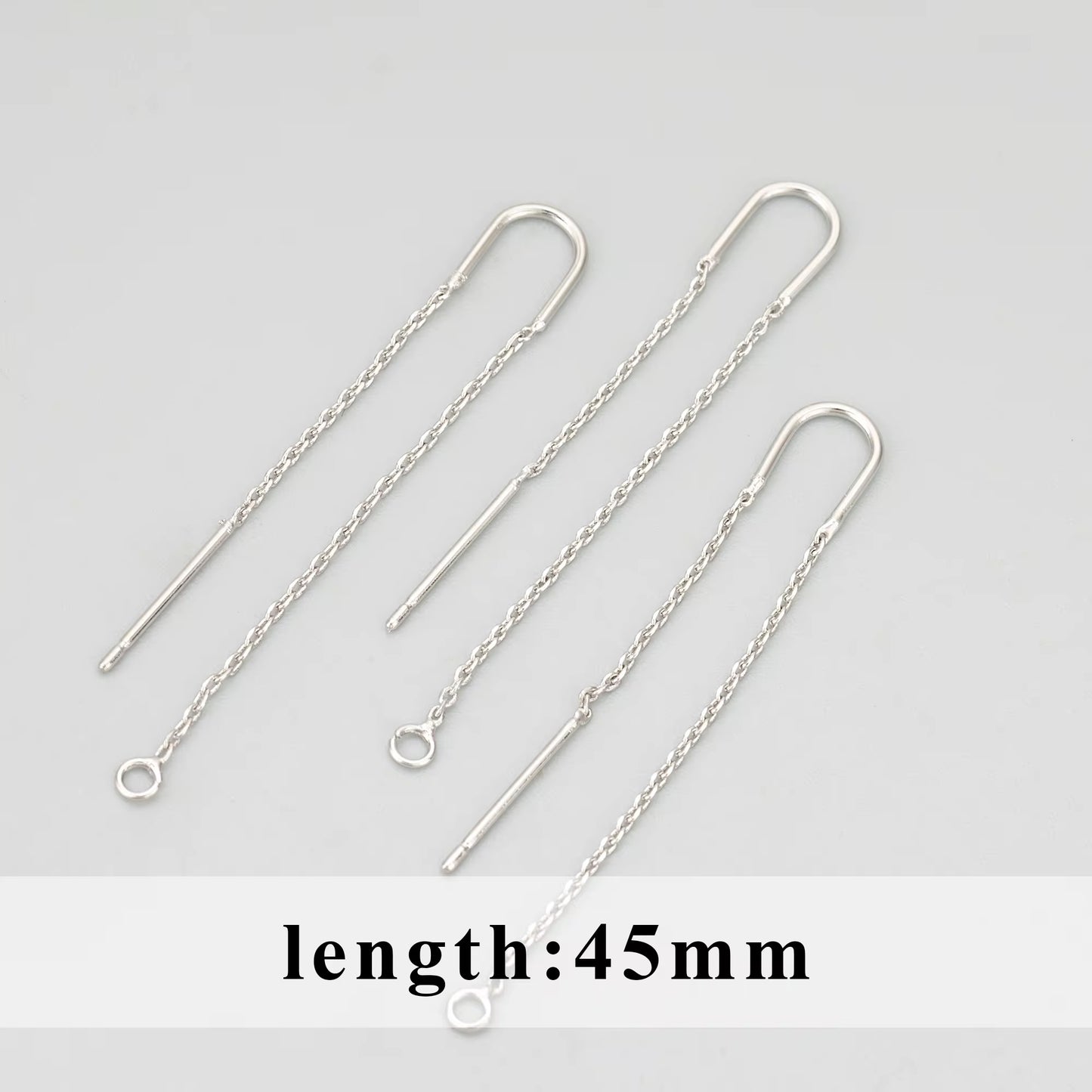 SS 3042 U Threader Silver plated ( 2 pc ) Anti tarnish