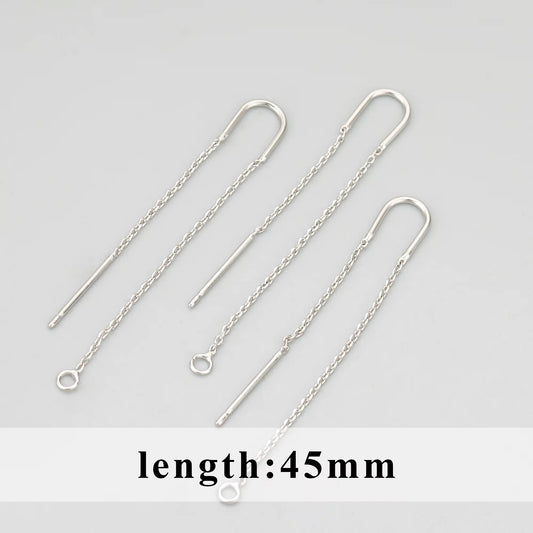 SS 3042 U Threader Silver plated ( 2 pc ) Anti tarnish