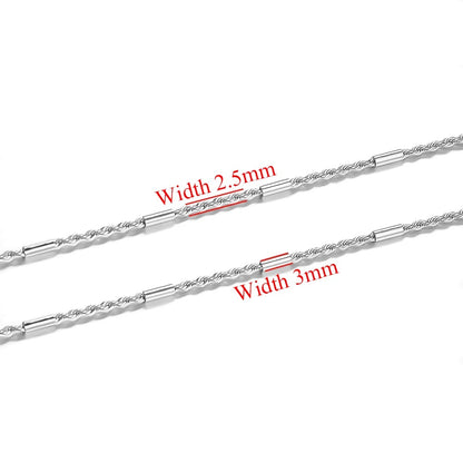 CN 169 bar twisted 18k gold PVD plated 316 Stainless steel chain ( 1 feet ) Anti tarnish